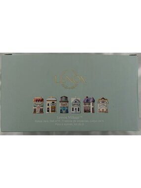 LENOX SPICE VILLAGE Set of 6 Spice Jar Collection New